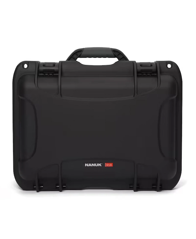 Nanuk Medium Series 918 Lightweight Nk-7 Resin Waterproof Protective Case with Foam Insert for 6 Camera Lens, Black