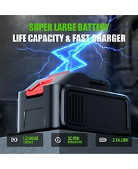 Sugift 4000 Psi 2.5 Gpm Cold Water Electric Pressure Washer with 5 Nozzles and 500 ml Foam Cannon