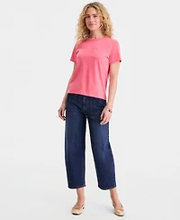 On 34th Women's 100% Cotton Pocket T-Shirt, Macy's Exclusive