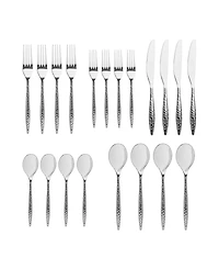 Godinger Avelino Mirror 20 Piece Flatware Set, Service for 4