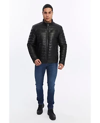 Furniq Uk Men's Light Puffer Jacket with Front Pockets