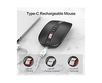 Risokeys Dual-Mode Wireless Silent Mouse