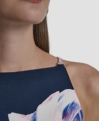 Dkny Women's Sleeveless Square Neck Sheath Dress