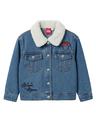 Disney Girls' 2T-6X Minnie Mouse Denim Jacket
