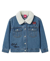 Disney Girls' 2T-6X Minnie Mouse Denim Jacket