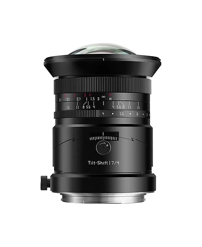 TTArtisan 17mm f/4 Tilt Shift Lens for Fujifilm Gfx, Black