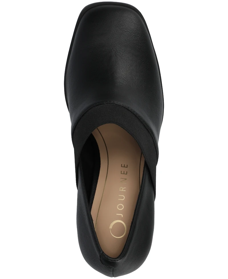 Journee Collection Women's Maeve Medium Square Toe Dress Booties
