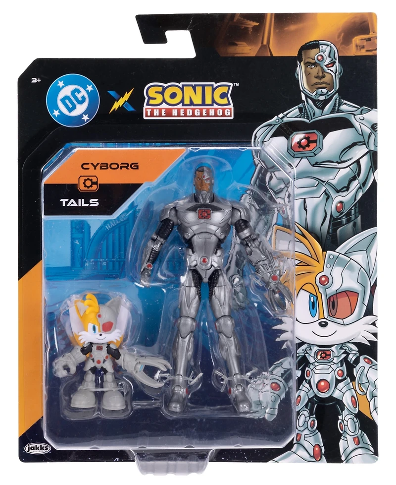 Sonic The Hedgehog Tails and Cyborg Action Figures