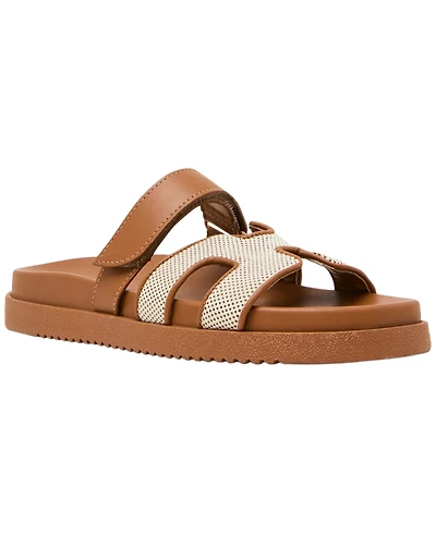 Steve Madden Women's Mayven Strappy Footbed Slide Sandals