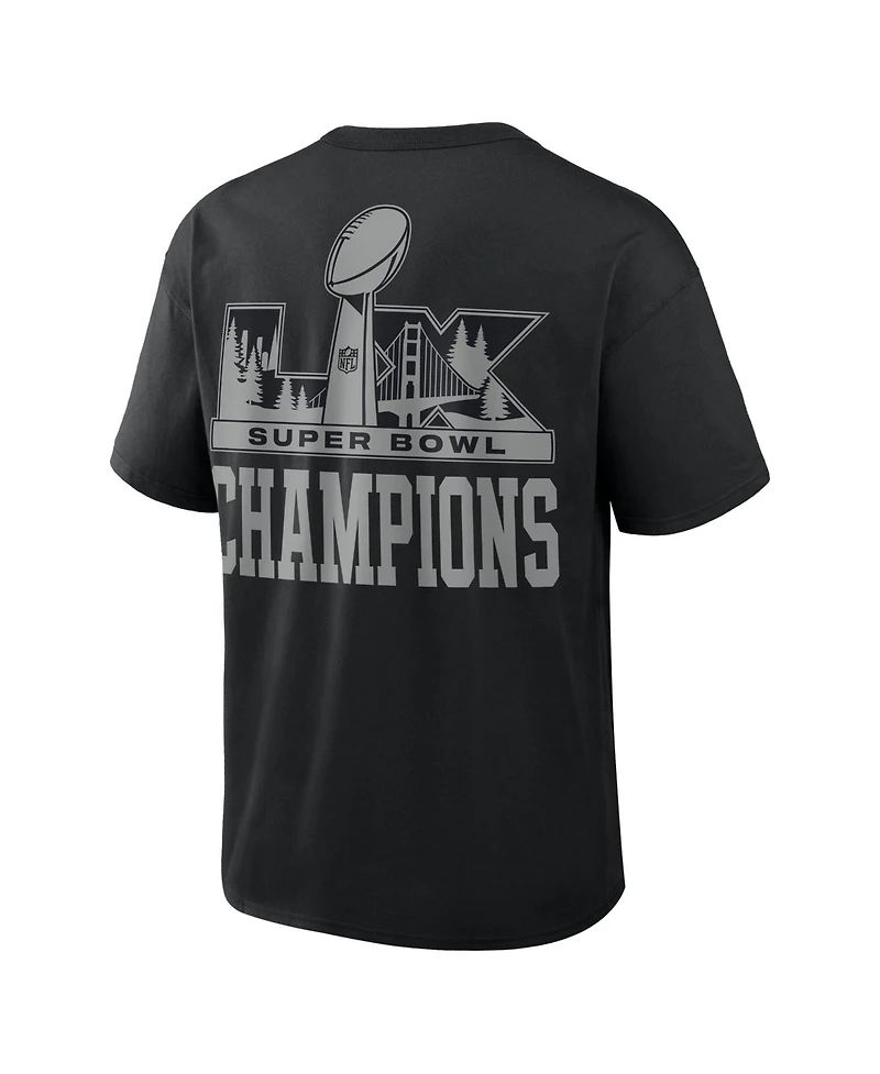 Nike Men's Black Seattle Seahawks Super Bowl Lx Champions Locker Room Trophy Collection T-Shirt
