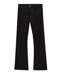 Lands' End Girls High Waisted Active Flare Leggings