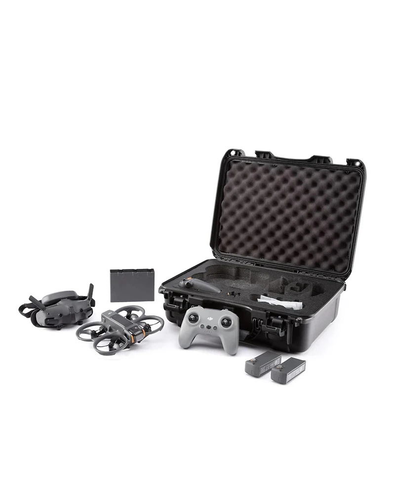 Nanuk 925 Waterproof Hard Case with Foam Insert for Dji Avata 2 Fly More Combo, Black