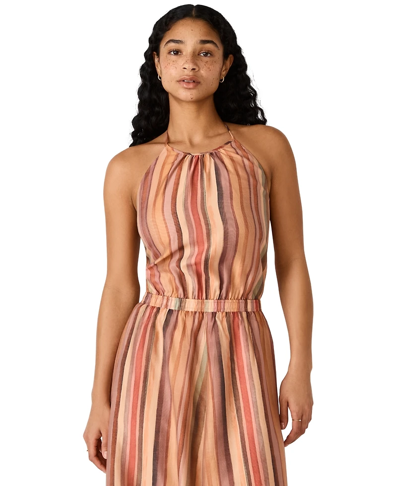 Bb Dakota Women's Dalina Halter Neck Sleeveless Dress