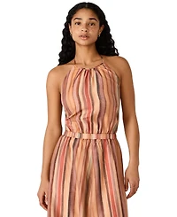 Bb Dakota Women's Dalina Halter Neck Sleeveless Dress