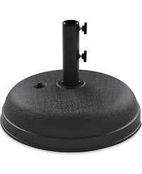 Best Choice Products Fillable Plastic Patio Umbrella Base Stand, Pole Holder w/ Adjustment Knob, Round Dome