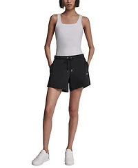 Dkny Sport Women's Foil Logo Shorts