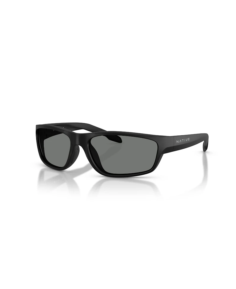 Native Men's Polarized Rectangle Sunglasses