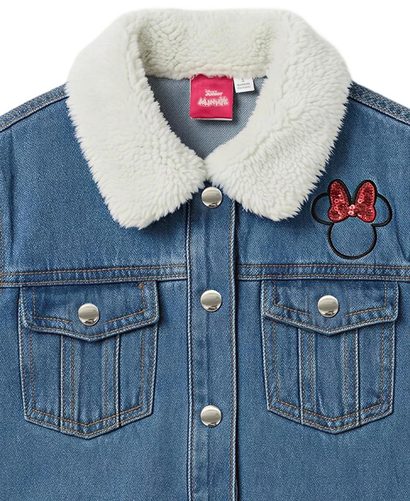 Disney Girls' 2T-6X Minnie Mouse Denim Jacket