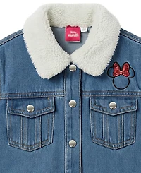Disney Girls' 2T-6X Minnie Mouse Denim Jacket