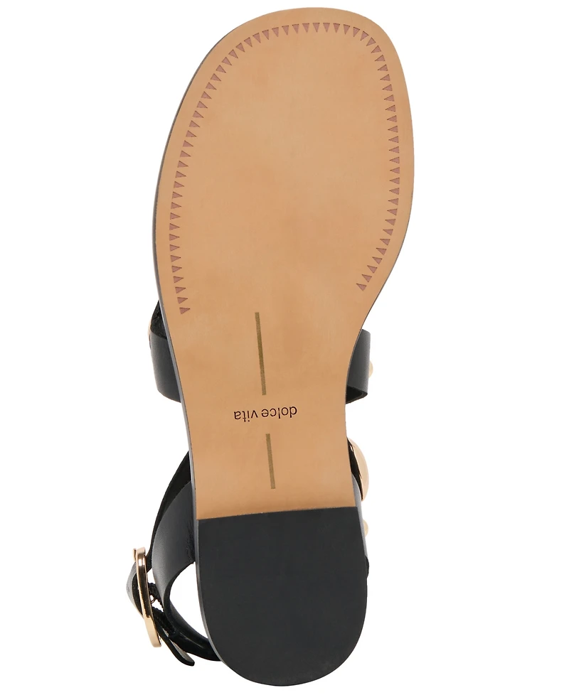 Dolce Vita Women's Jayde Embellished Gladiator Flat Sandals