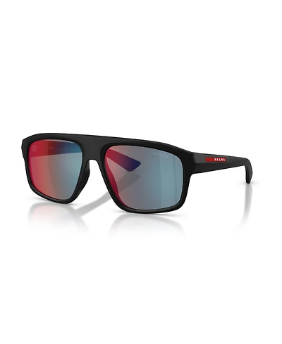 Prada Linea Rossa Men's Geometric Sunglasses, Ps B02S
