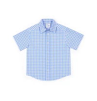 Florence Eiseman Toddler Boys Gingham Camp Shirt