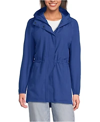 Lands' End Women's Squall Packable Waterproof Raincoat