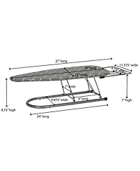 Household Essentials Steel Top Table Top Ironing Board