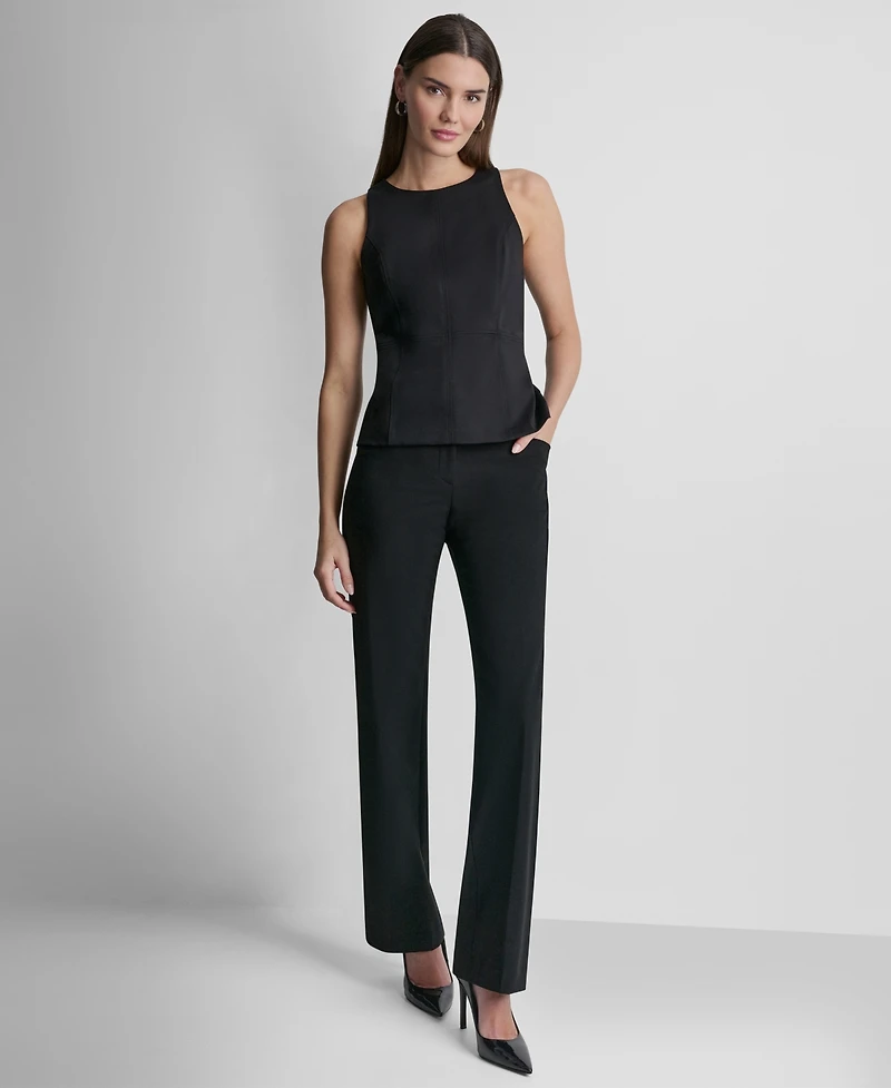 Dkny Women's Ponte Sleeveless Tank Top