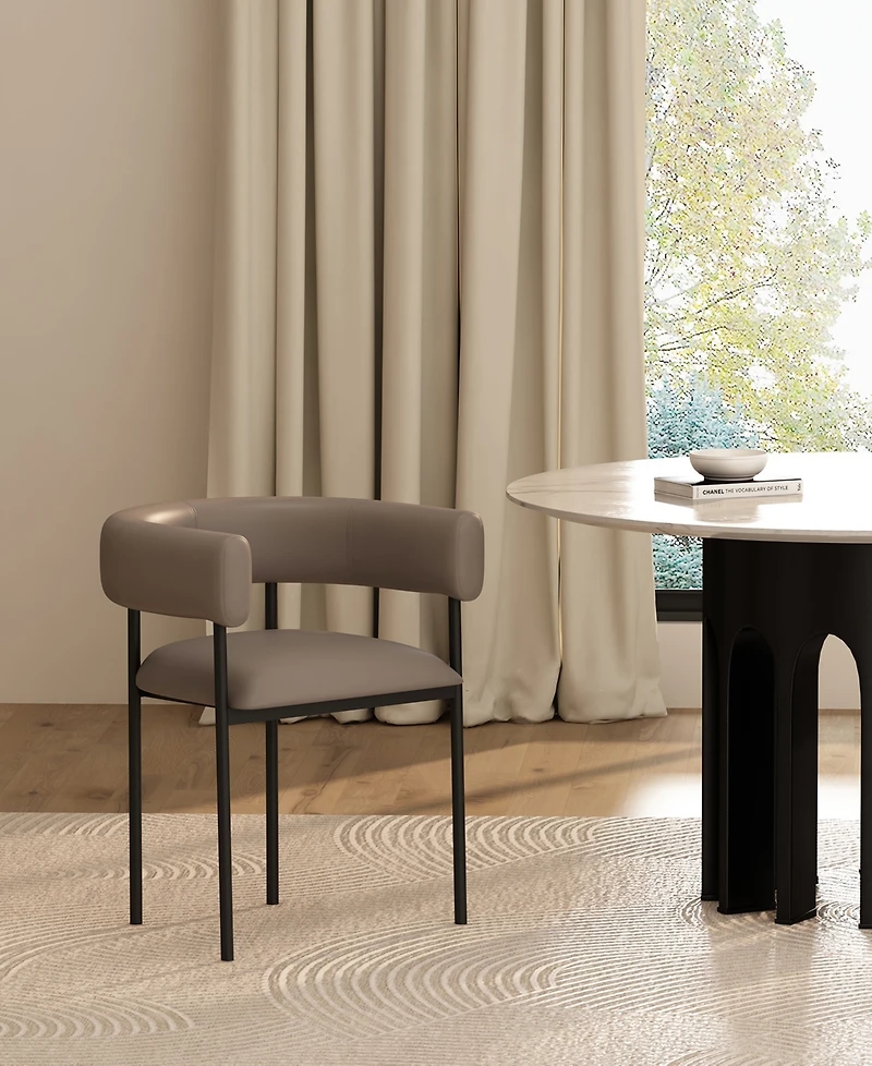 Onda 29.1" Faux Leather Upholstered Dining Chair