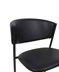 Drift Faux Leather Upholstered Dining Side Chairs, Set of 4