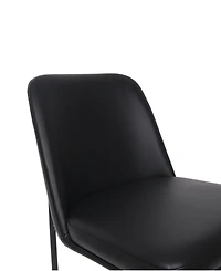 Loft Faux Leather Upholstered Dining Side Chairs, Set of 2