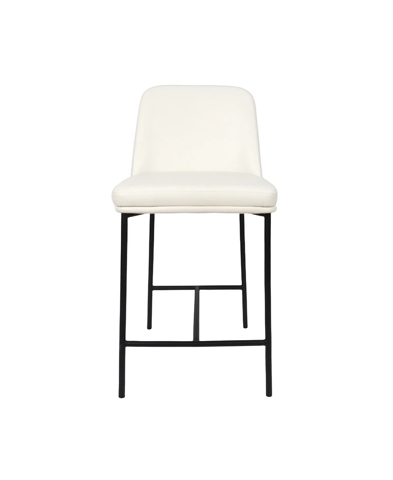 Loft Faux Leather Upholstered Counter Stools, Set of 2