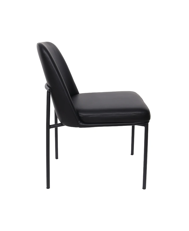 Loft Faux Leather Upholstered Dining Side Chairs, Set of 2