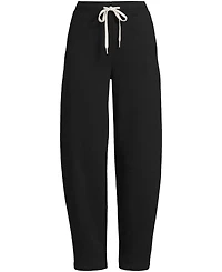 Lands' End Women's Serious Sweats High Rise Barrel Pants