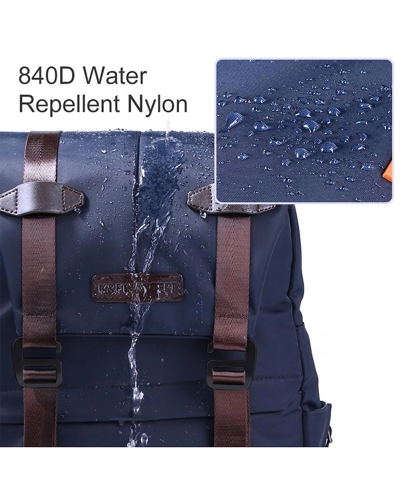 K&F Concept Multi-Functional Waterproof Camera Travel Backpack with Tripod Holder and Laptop Compartment, Large, Blue