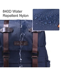 K&F Concept Multi-Functional Waterproof Camera Travel Backpack with Tripod Holder and Laptop Compartment, Large, Blue