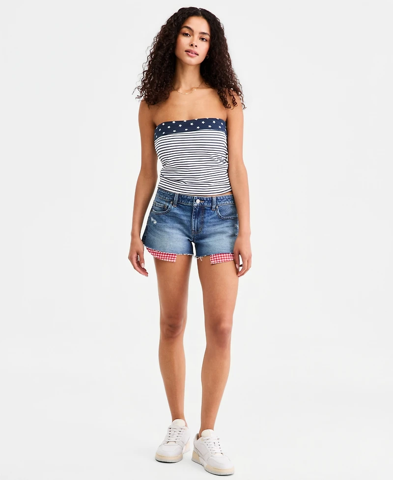 Madden Girl Juniors' Reversible Printed Tube Top