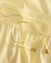 I.n.c. International Concepts Petite Linen-Blend High-Rise Wide-Leg Pants, Exclusively at Macy's