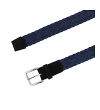 Trafalgar Men's Apollo Italian Braided Suede Versatile Belt