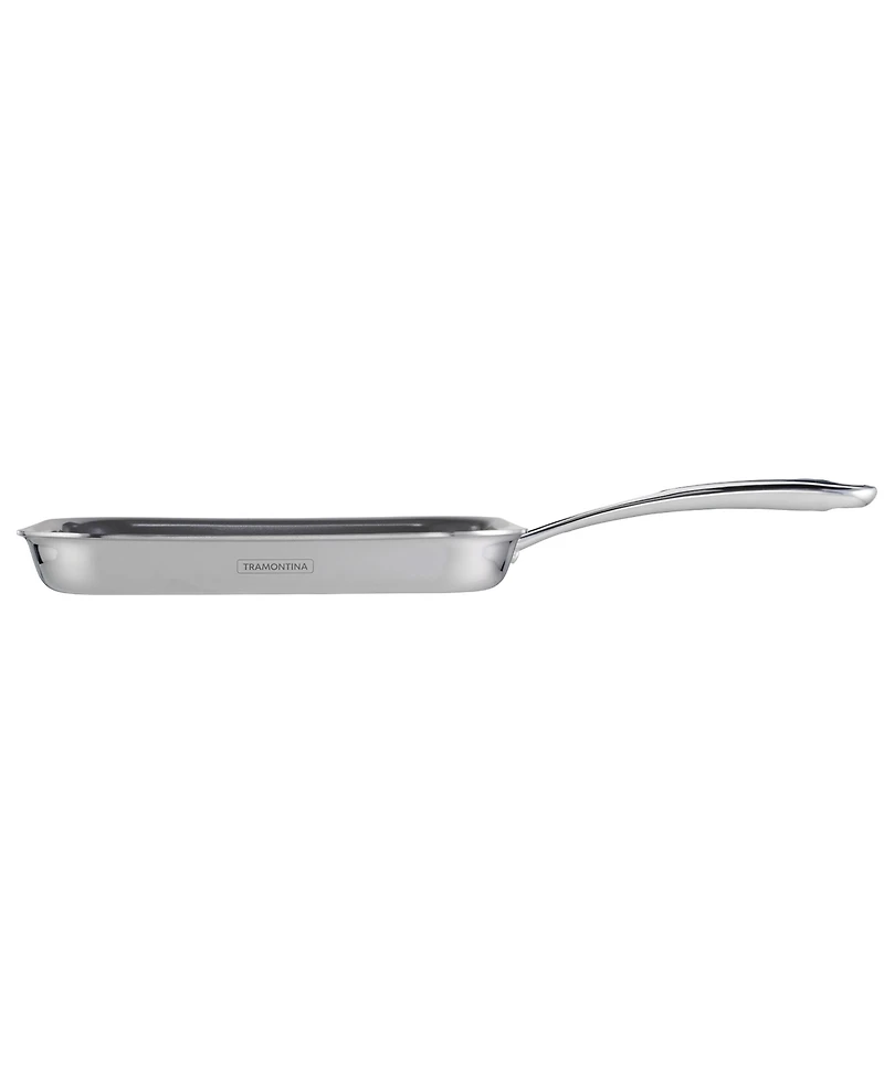 Tramontina Utsava Tri-Ply Clad Stainless Steel 8" Grill Pan