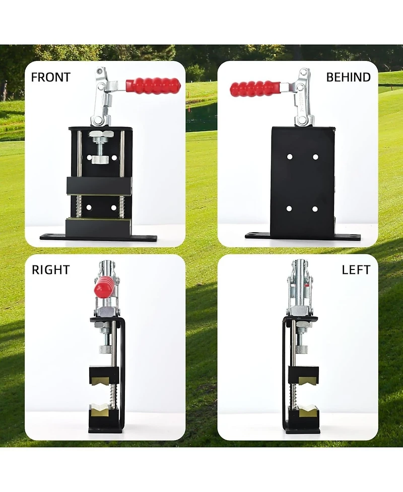 Wosofe Golf Grip Removal Clamp Tool Vise Shaft regripping kit Grip Remover Repair Replacement Accessories Golf ClubsVisit the Wosofe Store