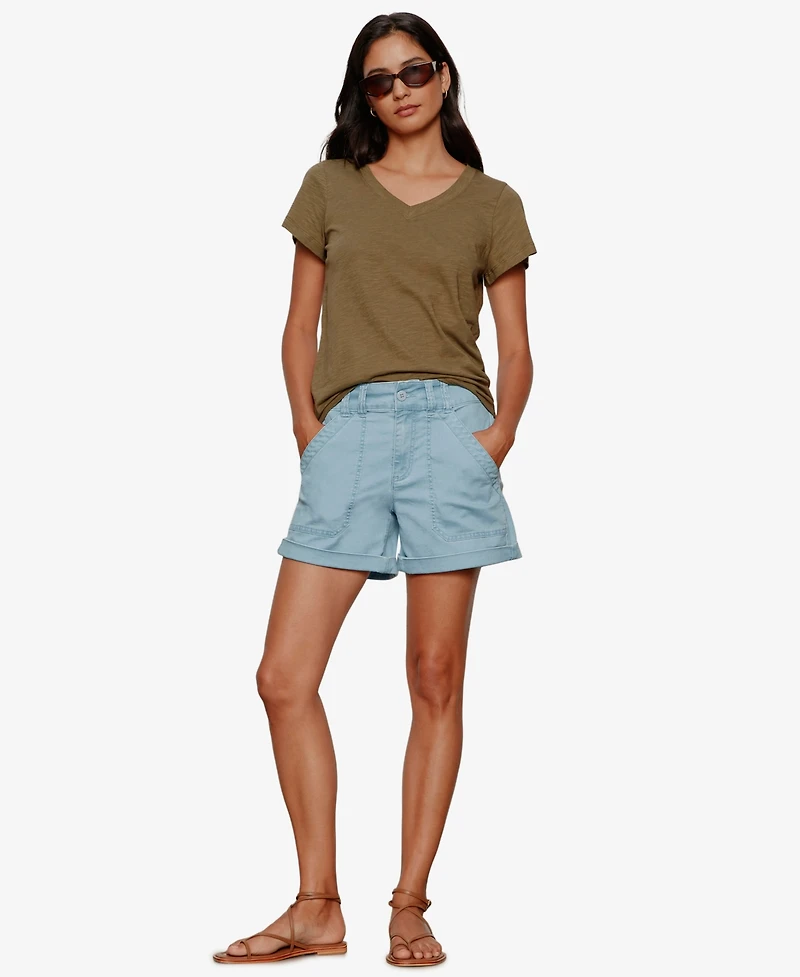 Sanctuary Petite Wander On Denim Shorts