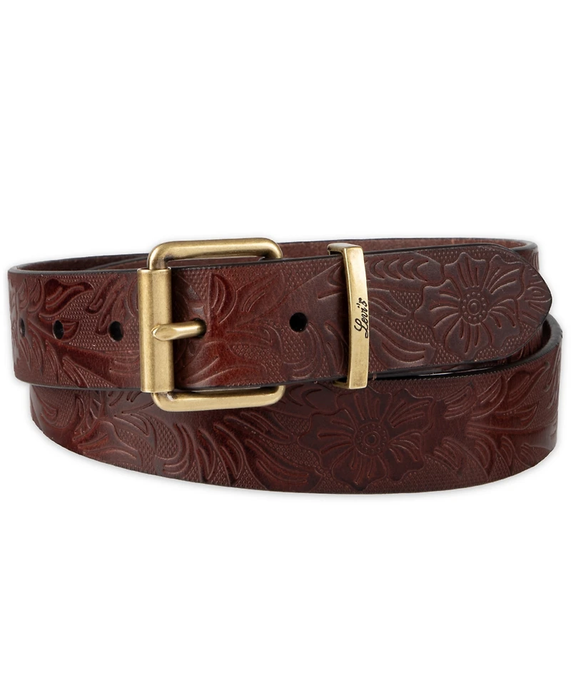 Levi's Women's Western Embossed Casual Leather Belt