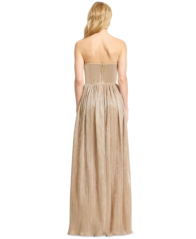 Dress the Population Women's Audrina Strapless Ball Gown