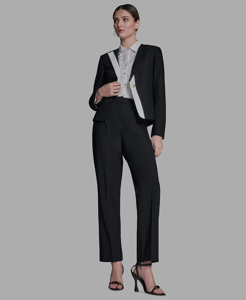 Bcbg Women's Long-Sleeve One Button Jacket