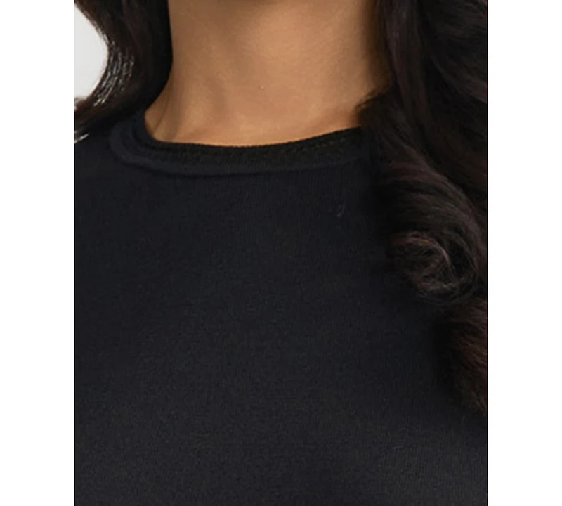 Kasper Women's Crewneck Pull-On Blouse