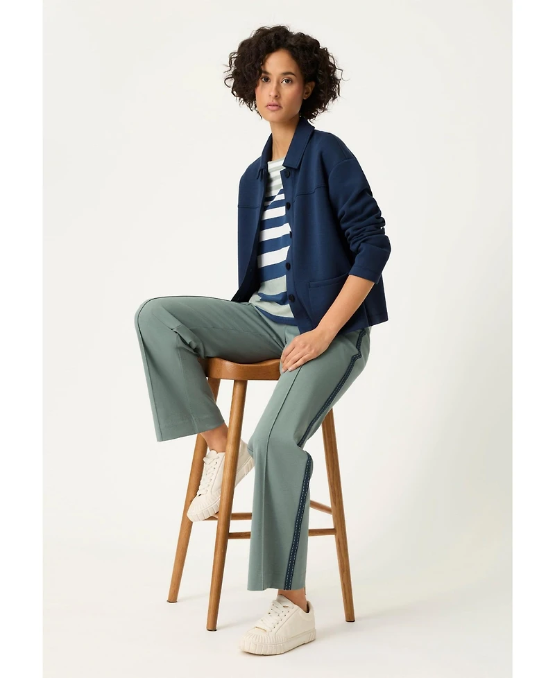 Olsen Women's Scuba Knit Jersey Jacket