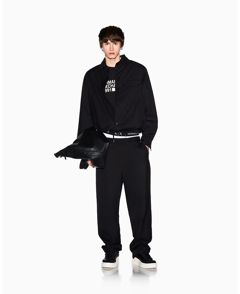 A|X Armani Exchange Men's Short Sleeve Logo T-Shirt