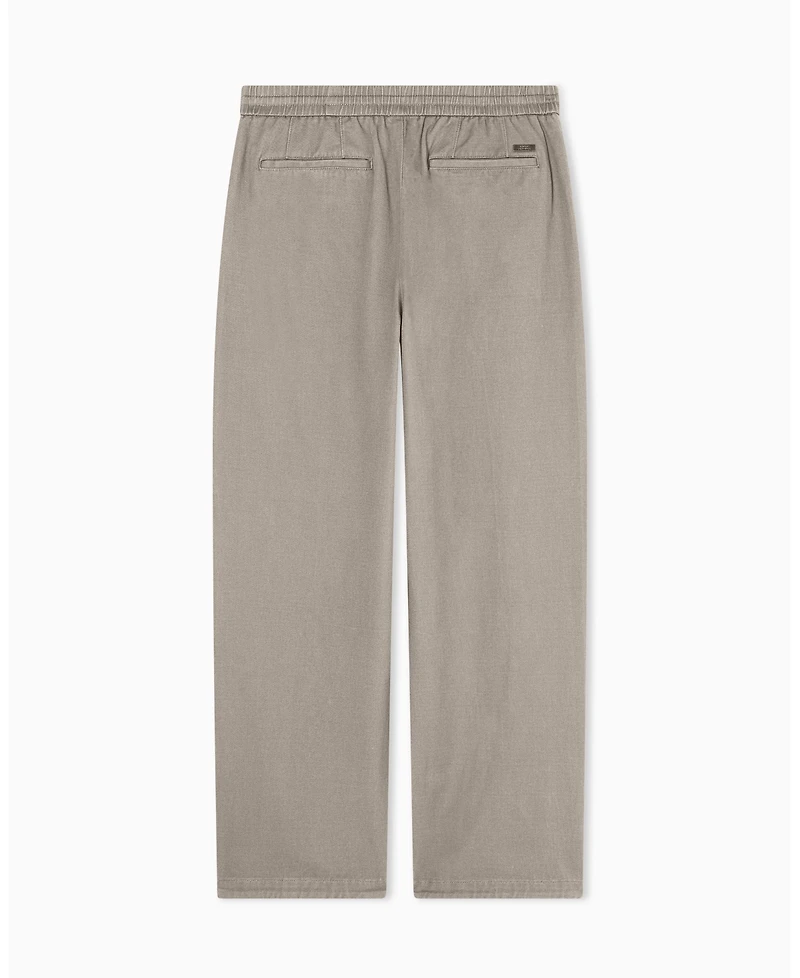 A|X Armani Exchange Men's Ibiza X Cotton Twill Pleat Trouser
